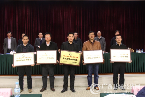 广西县域科学发展促进会关于确立首批“全面战略合作单位”的决定