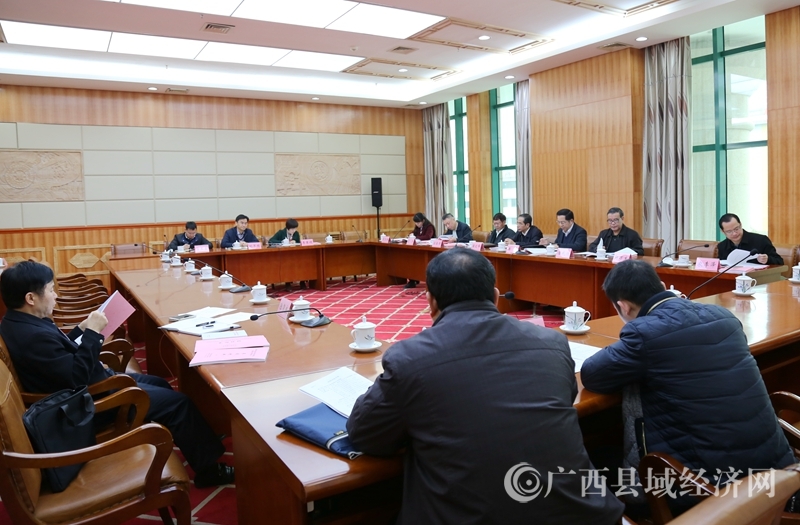 2018年1月15日上午，“铝产业及其他特色产业发展”讨论组现场