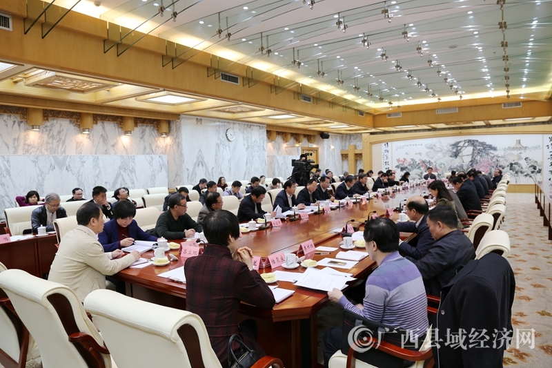 1月15日，德保县实施乡村振兴战略促进县域经济发展座谈会现场。