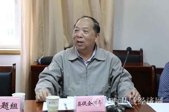 广西县域科学发展促进会代理会长、广西县域发展规划研究中心主任钟启泉、原广西社科院副院长在会上讲话。