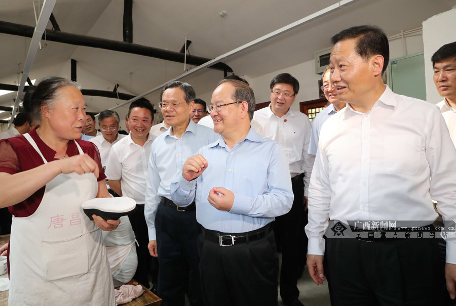 鹿心社陈武率广西党政代表团赴四川学习考察