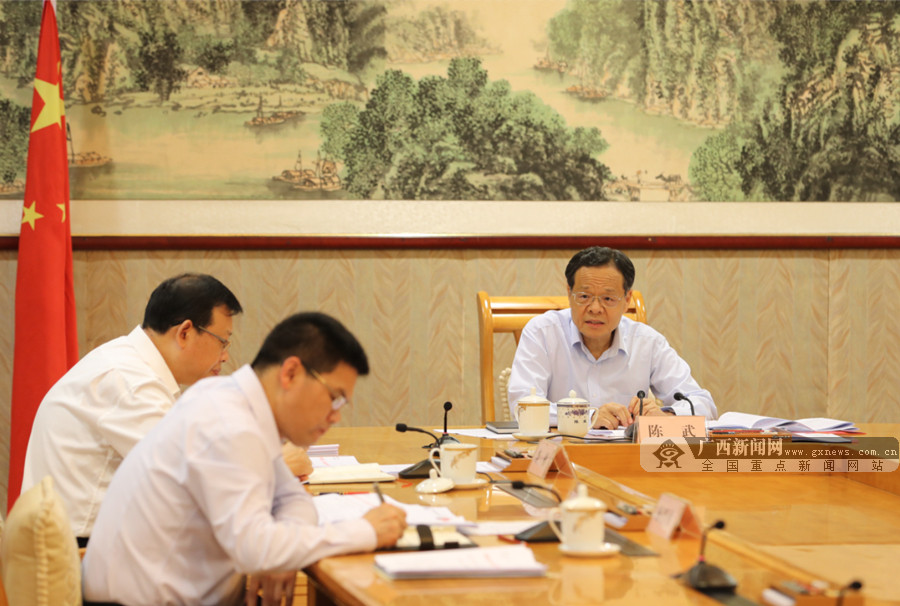 陈武主持召开自治区政府常务会议