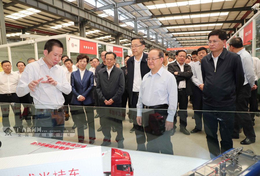 鹿心社陈武率广西党政代表团赴贵州学习考察