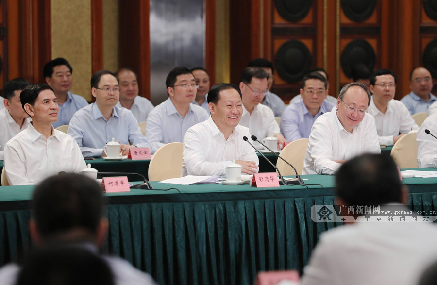 鹿心社陈武率广西党政代表团赴四川学习考察