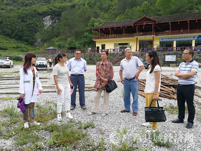 项目组到农业示范基地调研2