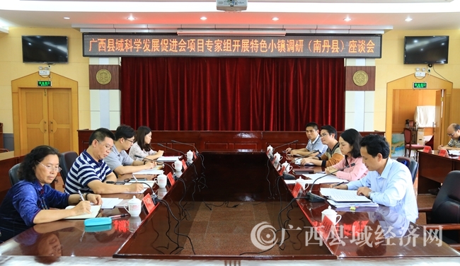 特色小镇调研座谈会