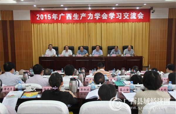 钟启泉出席2015年广西生产力学会学习交流会