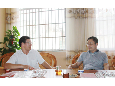 黄品优率队赴靖西县考察调研