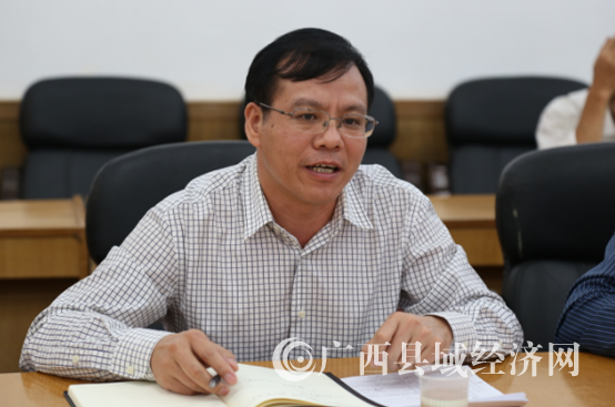 黄品优率队到博白县参加“十三五”规划讨论会