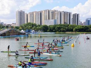 南湖逐浪!2025中国-东盟国际桨板公开赛南宁站收官