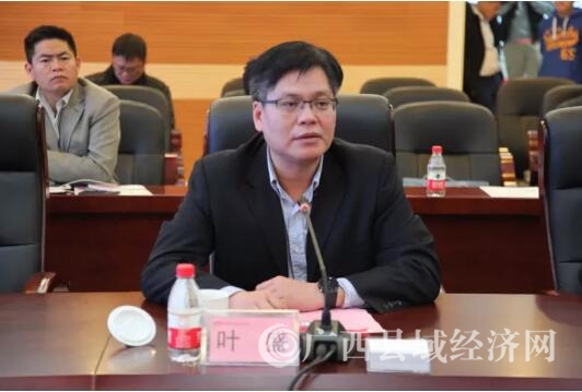 1广西凭祥综合保税区管委会副主任叶盛主持会议