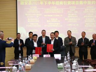 融安县：集中签约 助力发展