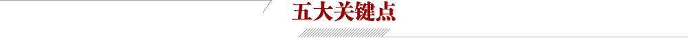 五大关键点